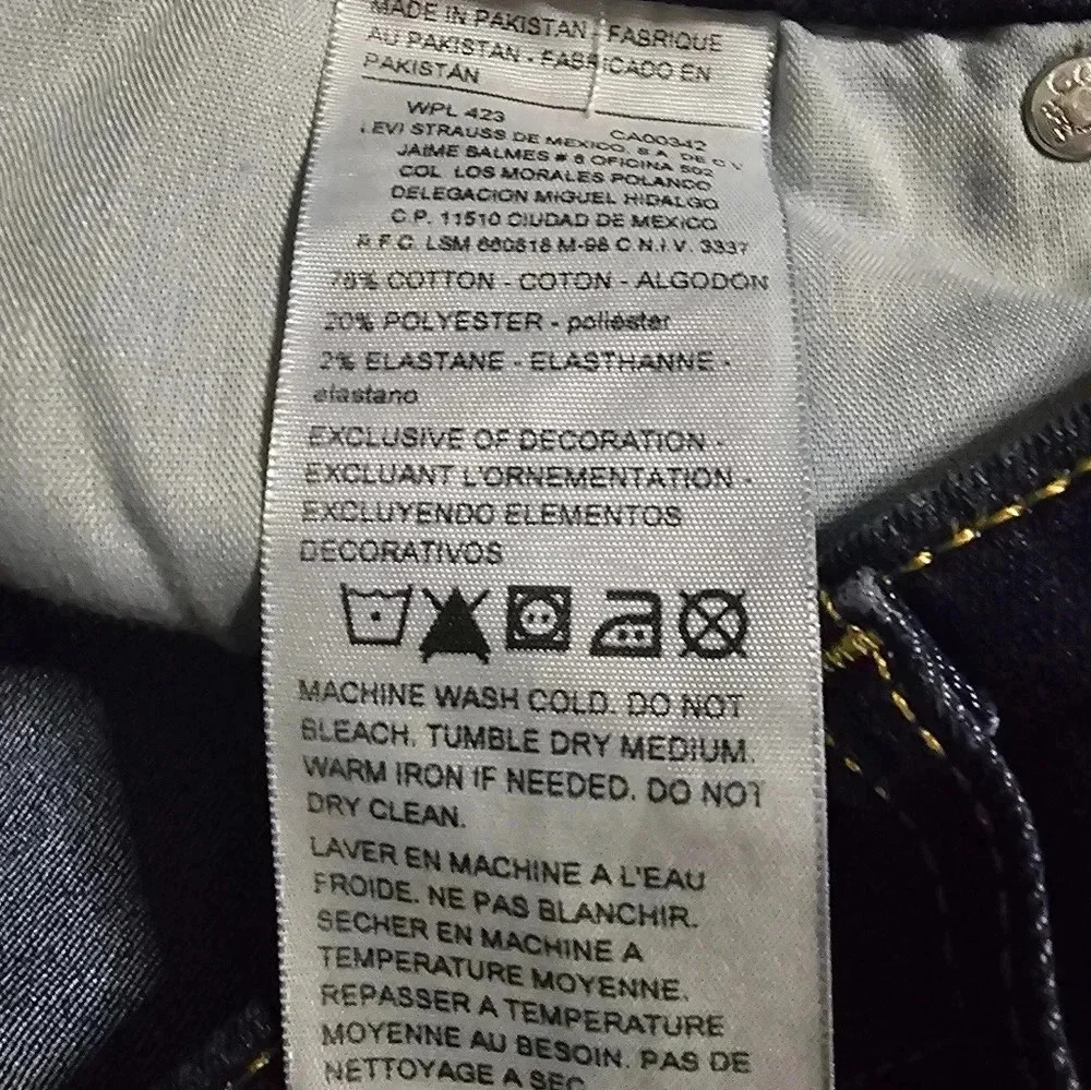 Signature Levi Strauss Jeans 33 X 32 NWOT - Picture 4 of 5